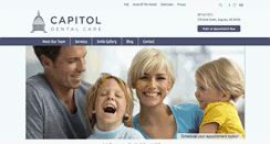 Desktop Screenshot of capitoldentalme.com